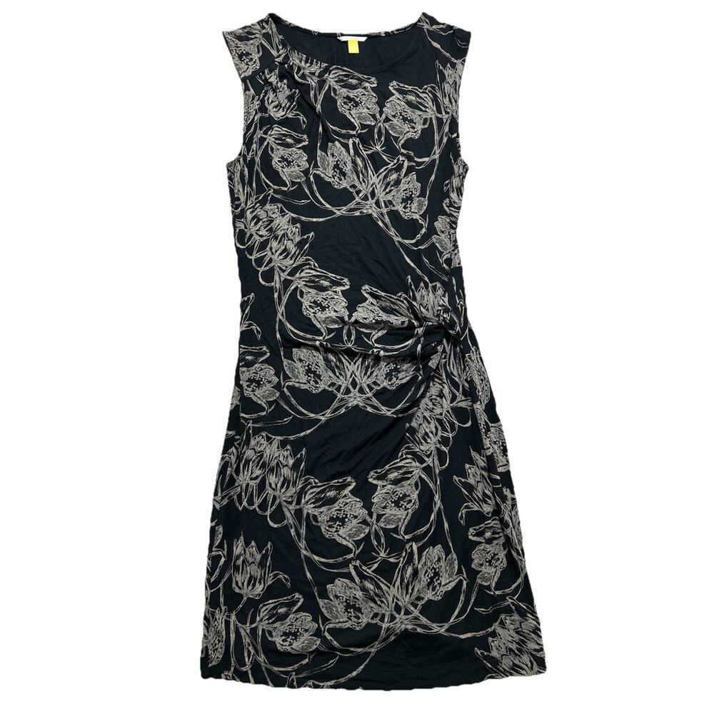 Anthropologie Leifsdottir M Black Motif Sleeveless Stretch Rayon‎ Bodycon Dress